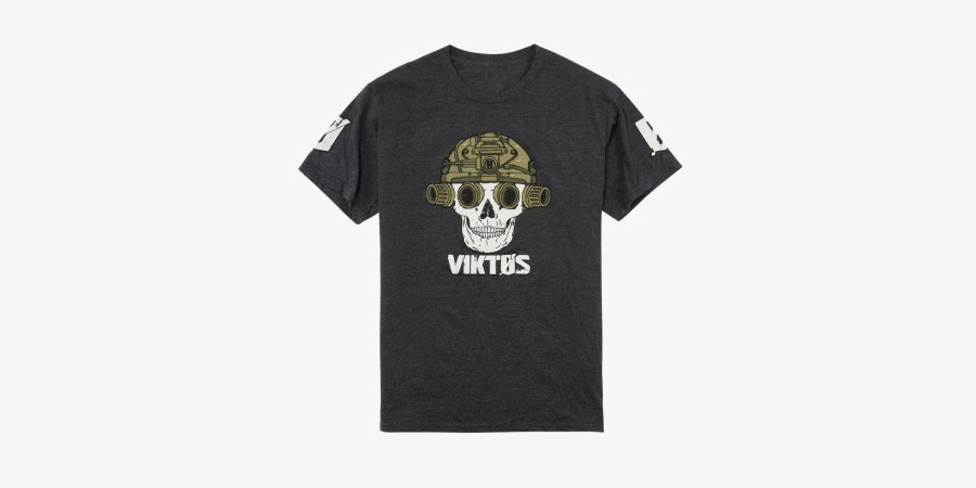 Tops & Tees Viktos | Quad Nod Tee Charcoal Heather