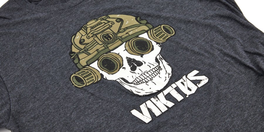 Tops & Tees Viktos | Quad Nod Tee Charcoal Heather