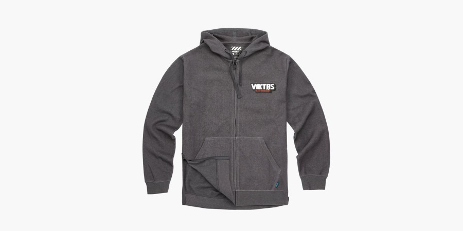 Hoodies Viktos | Gunvent Stickup Hoodie Dark Grey Heather