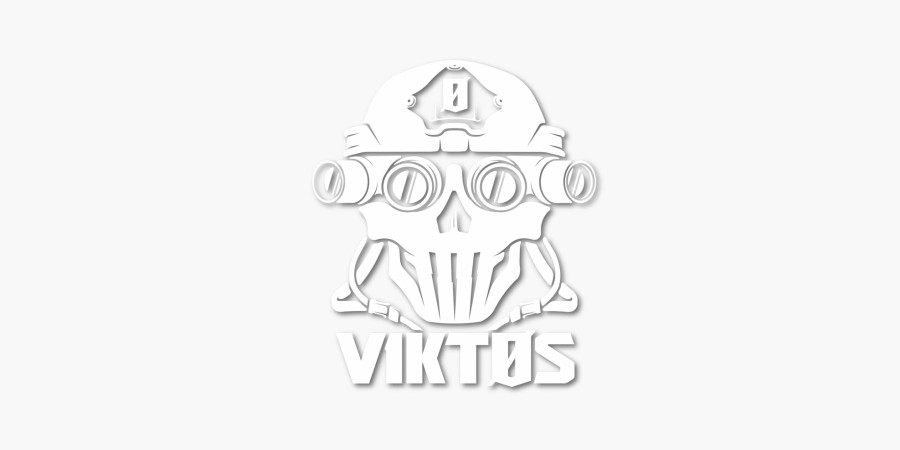 Patches & Stickers Viktos | 12" Four Eyes Decal White