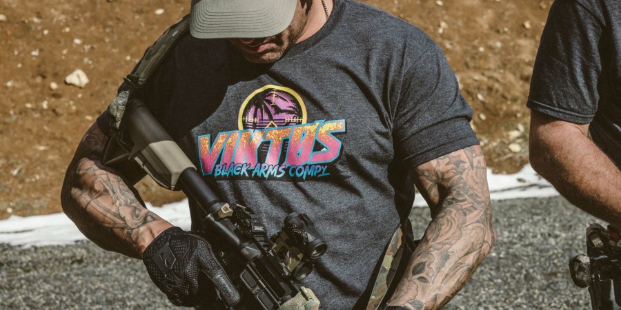 Tops & Tees Viktos | Rad Reticle Tee Charcoal Heather