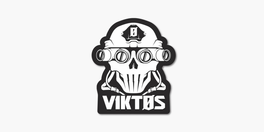 Patches & Stickers Viktos | 3" Four Eyes Sticker White